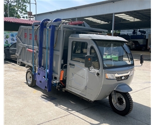 三輪電動(dòng)全推式壓縮垃圾車(chē)